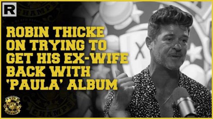 Robin Thicke Admits Onstage He’s Lost Without Paula